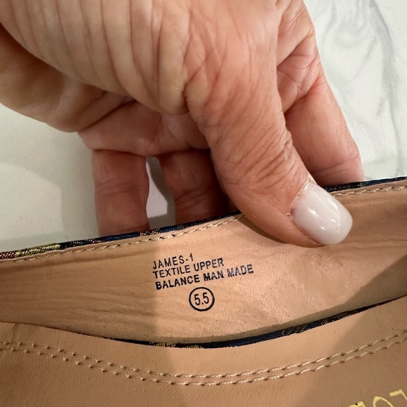 Chase + Chloe Women's Blue Embellished Flats - Picture 6 of 7